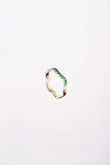 Churumbela Esmeralda Lab Corte Brillante Oro Amarillo