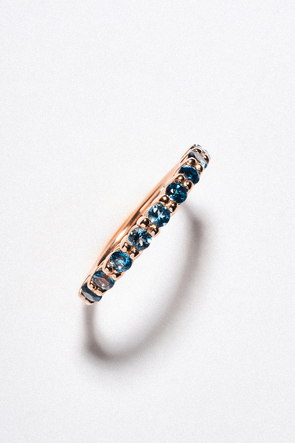 Churumbela Topacio Corte Brillante Oro Rosa