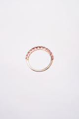 Churumbela Turmalina Corte Brillante Oro Rosa