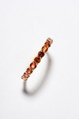 Churumbela Zafiro Fuego Corte Brillante Oro Amarillo